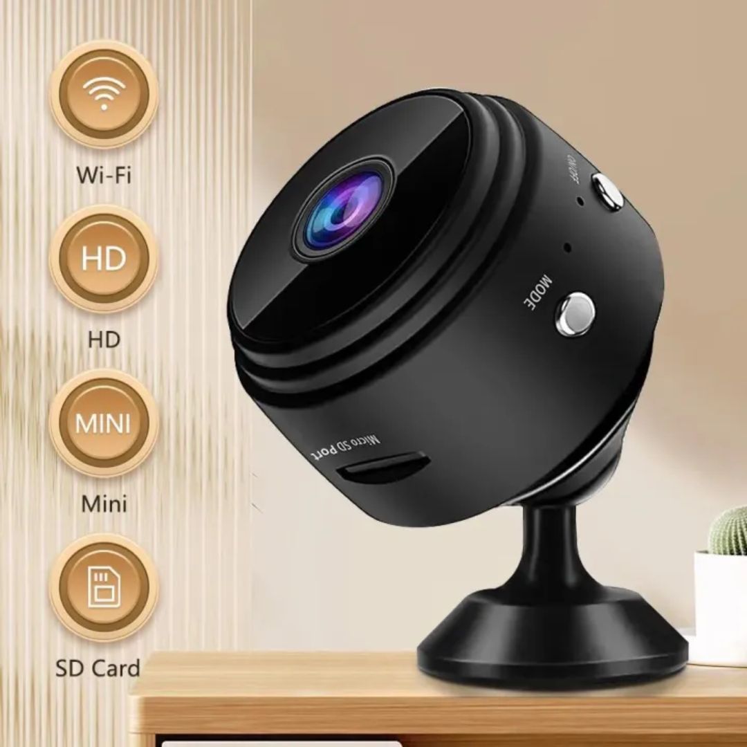 Mini Camera –  1080P Wireless Spy Cam with Audio for Home, Office, and Outdoor Security