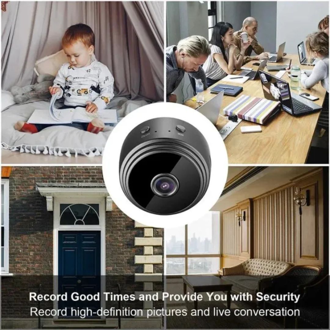 Mini Camera –  1080P Wireless Spy Cam with Audio for Home, Office, and Outdoor Security